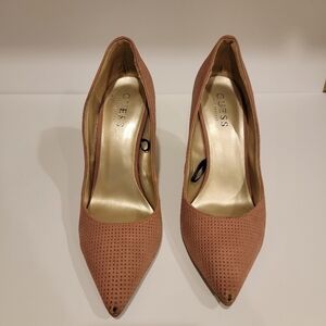 Guess heels rose pink color